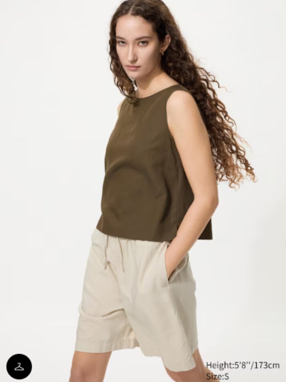 Linen Blend Easy Shorts